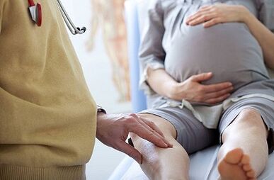 Causes of varicose veins during pregnancy.
